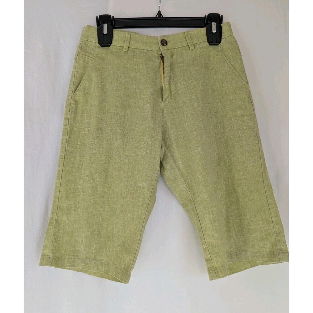 VANSON JONES MENSWEAR Shorts Mens 28-30 ? Cotton Lime Chino